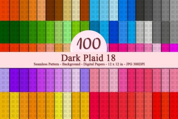 Dark Plaid 18 Seamless Pattern: A Versatile Digital Design Resource for Creative Businesses