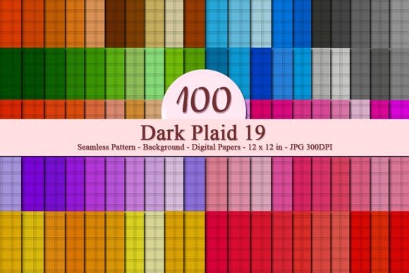 Dark Plaid 19 Seamless Pattern – A Versatile Design Tool for Creative Businesses