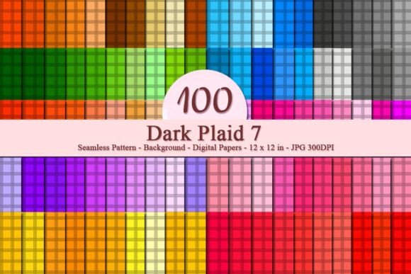 Dark Plaid 7 Seamless Pattern: A Versatile Design Tool