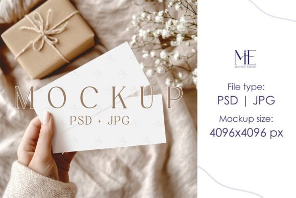 Enhance Your Designs with Professional Gift Ticket Card Mockups and Voucher Templates