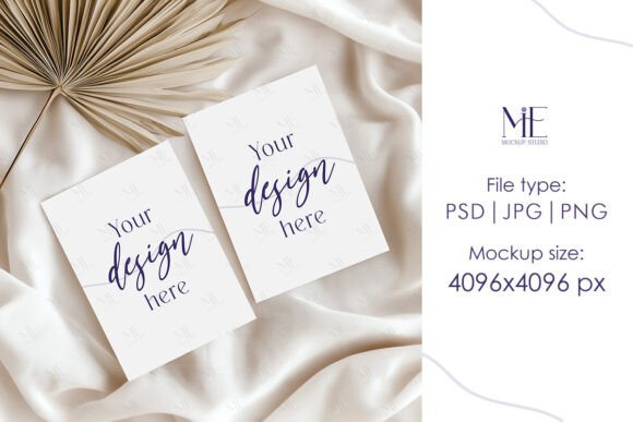 Enhancing Design Presentation with Invitation Card Mockup PSD and Canva