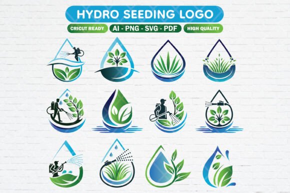 Grow Your Brand with the Hydro Seed Premade Logo Bundle Volume 2