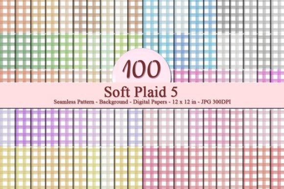 Soft Plaid 5 Seamless Pattern: A Versatile Design Tool