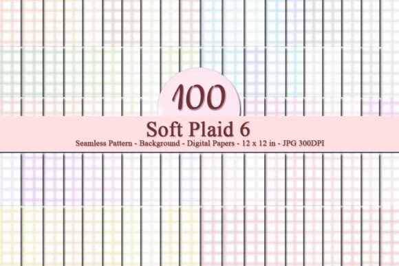 Soft Plaid 6 Seamless Pattern: A Versatile Digital Design Resource for Modern Businesses