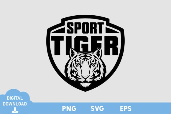 Tiger Black White Logo T-Shirts: A Minimalist Approach to Branding and Design