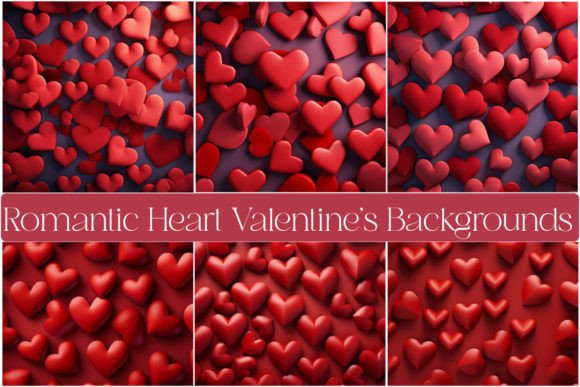 Valentine's Day Heart Backgrounds for Creative Projects