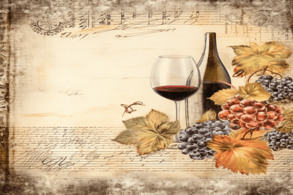 Vintage Wine Background: A Timeless Design Element for Creative and Professional Use
